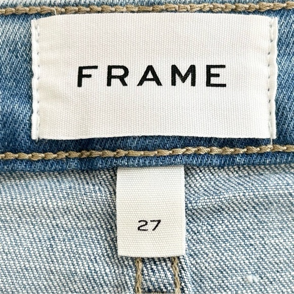 Frame Le High Skinny Jeans with Raw Hem size 27 - Picture 3 of 6